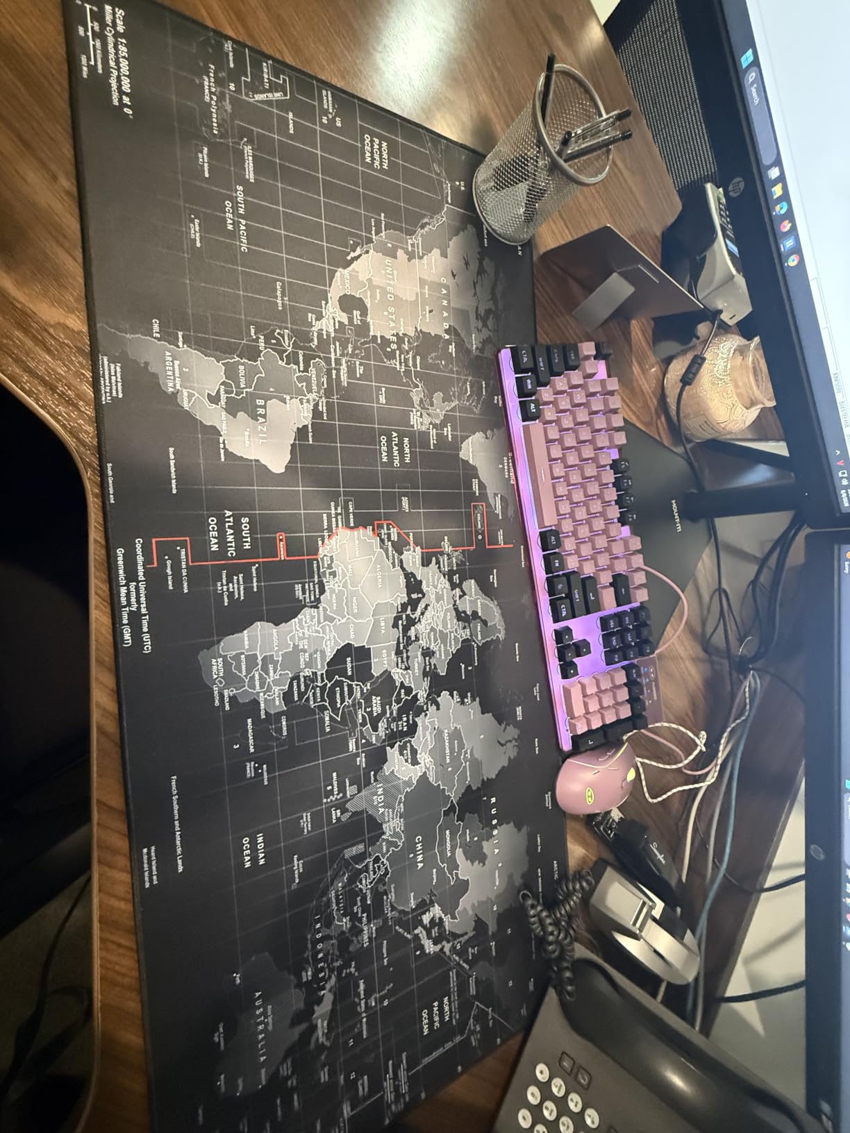 XL Gaming Mouse Pad 27.5x11.8IN Professional Large Gaming Mouse Pad & Computer Game Mouse Mat-70x30 blackus customer photo 1