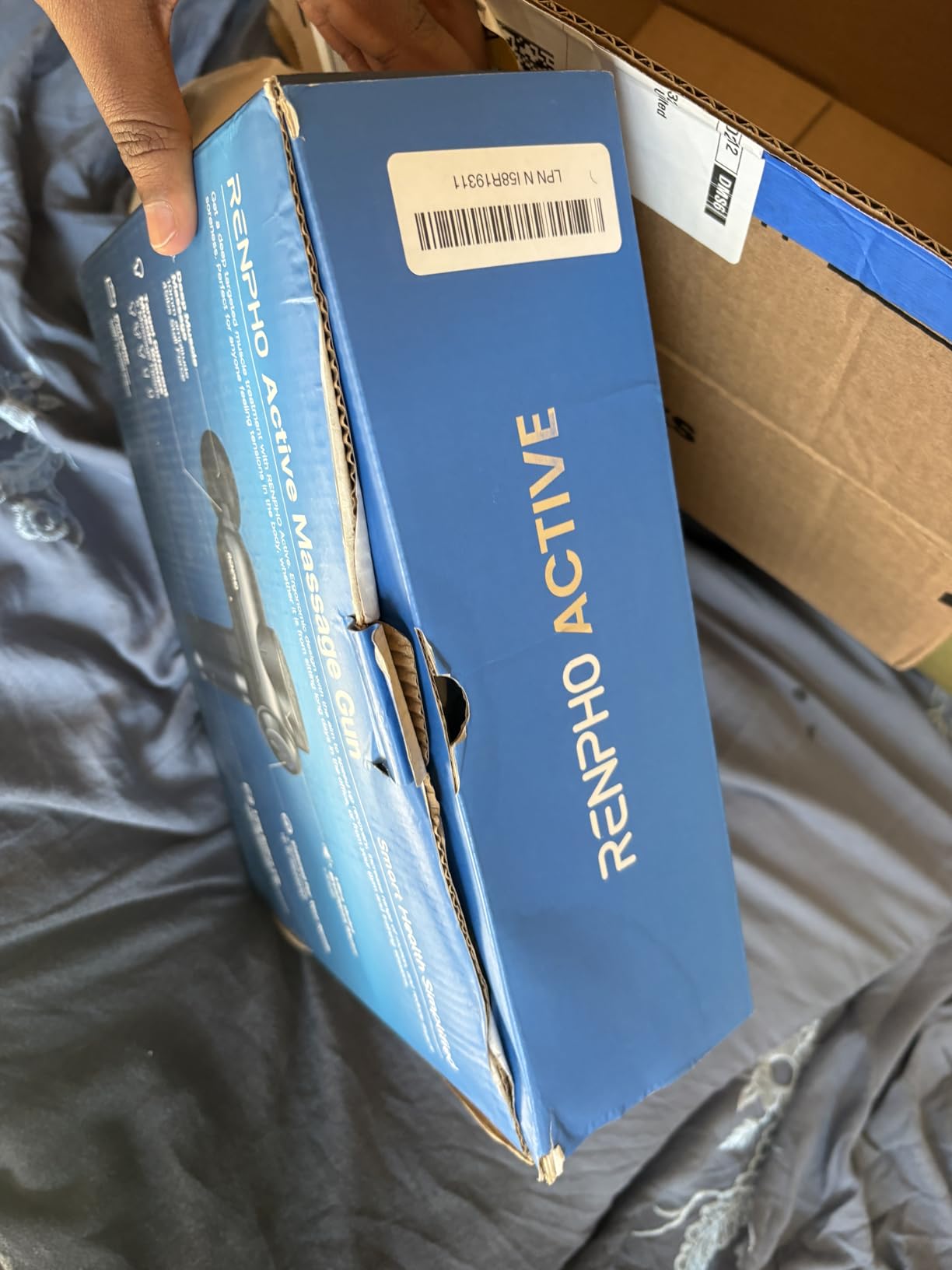 RENPHO Active+ Massage Gun, App-Controlled Guided Courses, Bluetooth customer photo 1