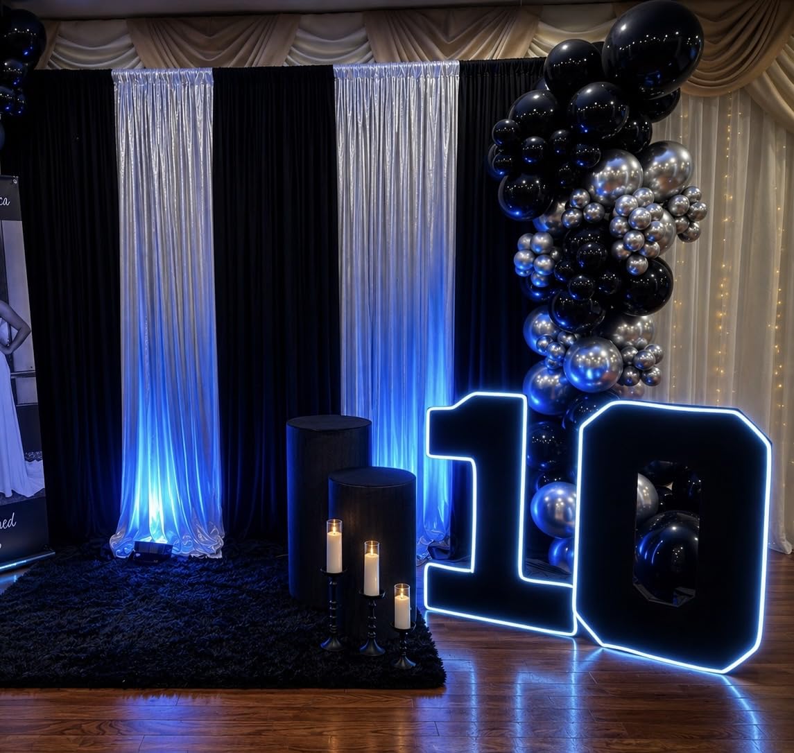 LED Stage Lights 4Pack - Czgor 36W RGB DJ Par Light for Party, Remote & DMX | with Sound Activated Auto Play by Remote / DMX Control Uplights for Events Wedding Parties Club Christmas DMX512 Lighting customer photo 2