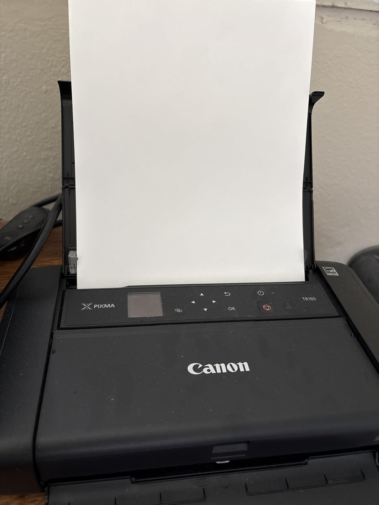 Canon PIXMA TR160 Color Wireless Portable Printer customer photo 1