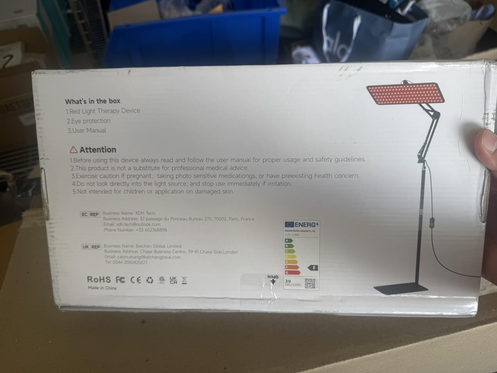 Morfone Red Light Therapy for Body Face Tri-Wavelength 660nm, 850nm, 940nm customer photo 2