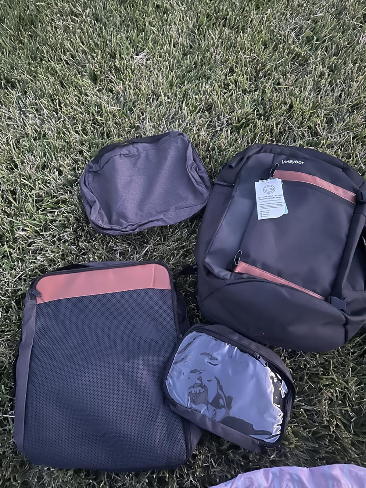 42L Carry On Travel Backpack With 4 Packing Cubes, TSA Friendly customer photo 2