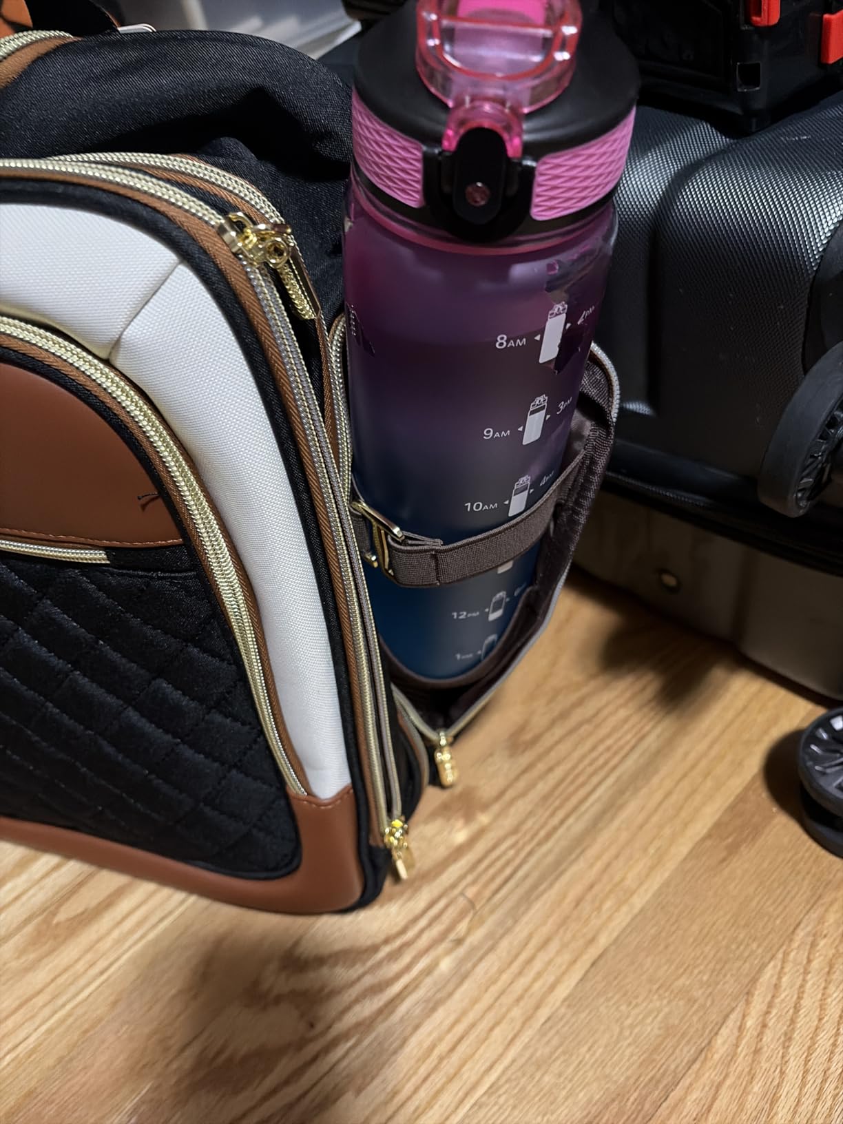 LOVEVOOK Rolling Laptop Bag for Women, Underseat Carry On Bag with Wheels customer photo 1