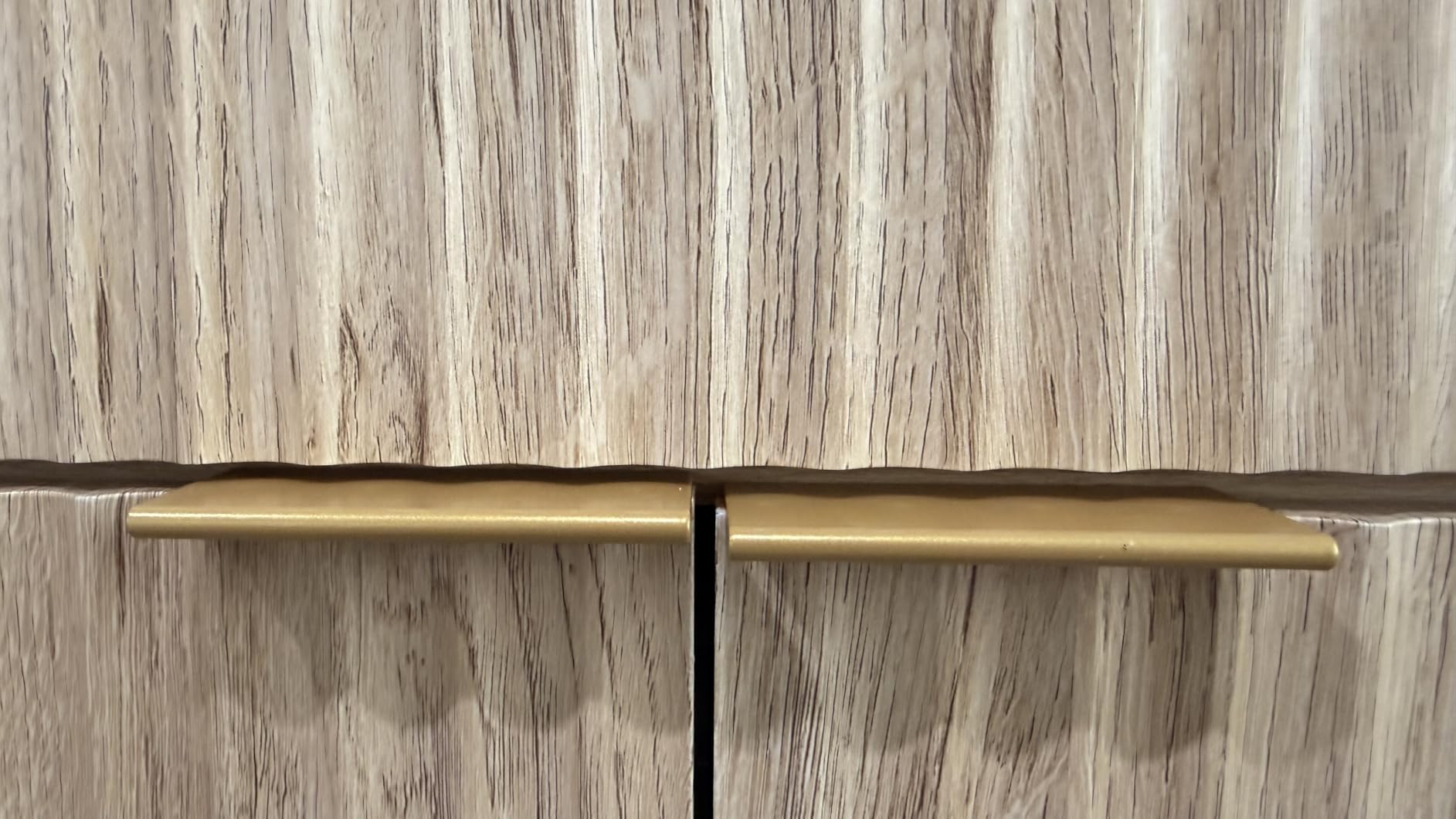 T4TREAM 60 Inch Fluted Buffet Sideboard Cabinet, Dark Walnut customer photo 2