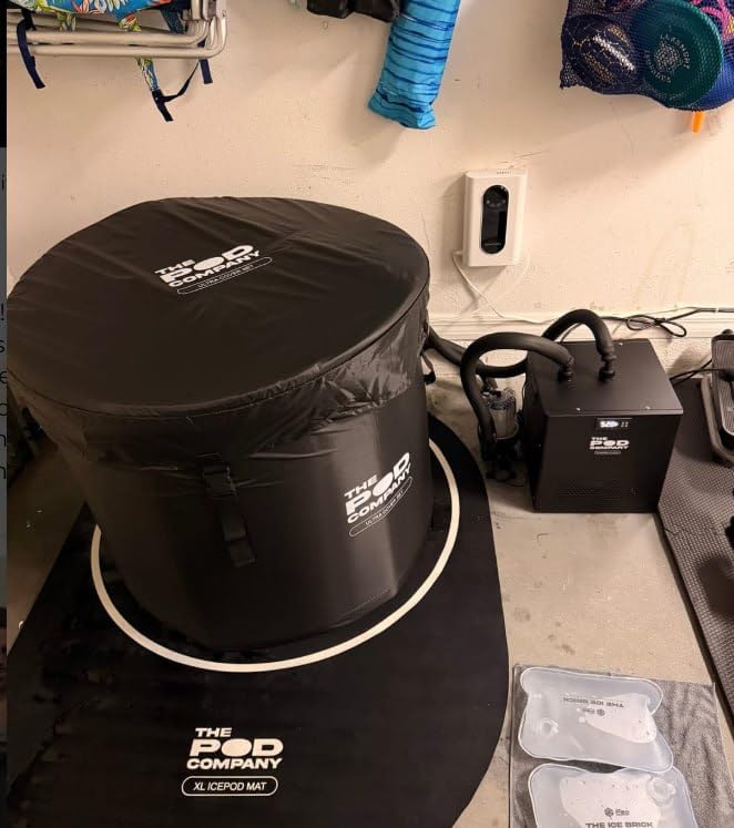 The Pod Company Ice Pod Pro Cold Plunge Tub, 110 Gallon (420L) Inflatable Ice Bath for Adults, Fits Up to 6'7