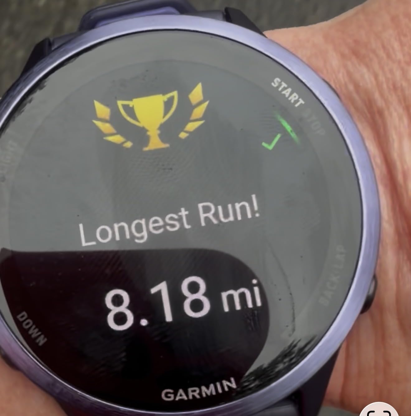 Garmin Forerunner® 570, 42mm, Aluminum, Black customer photo 1