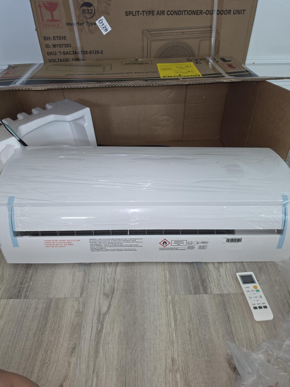 Manastin 12000BTU Mini Split AC & Heating System, 19 SEER2, 115V | High‑Efficiency Wall‑Mounted Ductless Inverter AC Unit with Heat Pump, Dual Cooling & Heating up to 750 Sq. Ft. customer photo 2