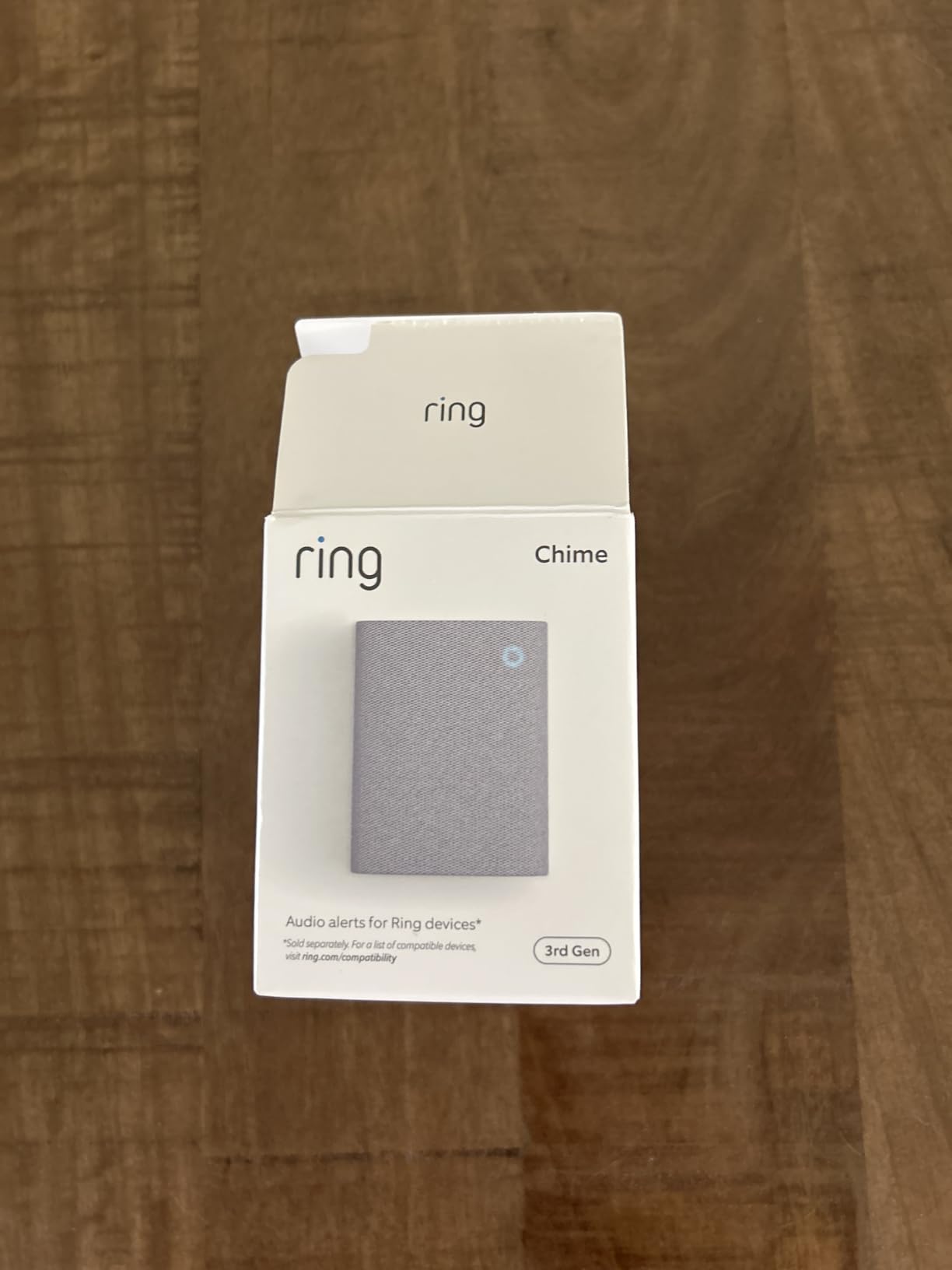 Ring Chime — Enhanced audio for real-time alerts you can hear from anywhere, easy plug-in setup, simple wifi & Bluetooth connectivity, sleek design, White customer photo 2
