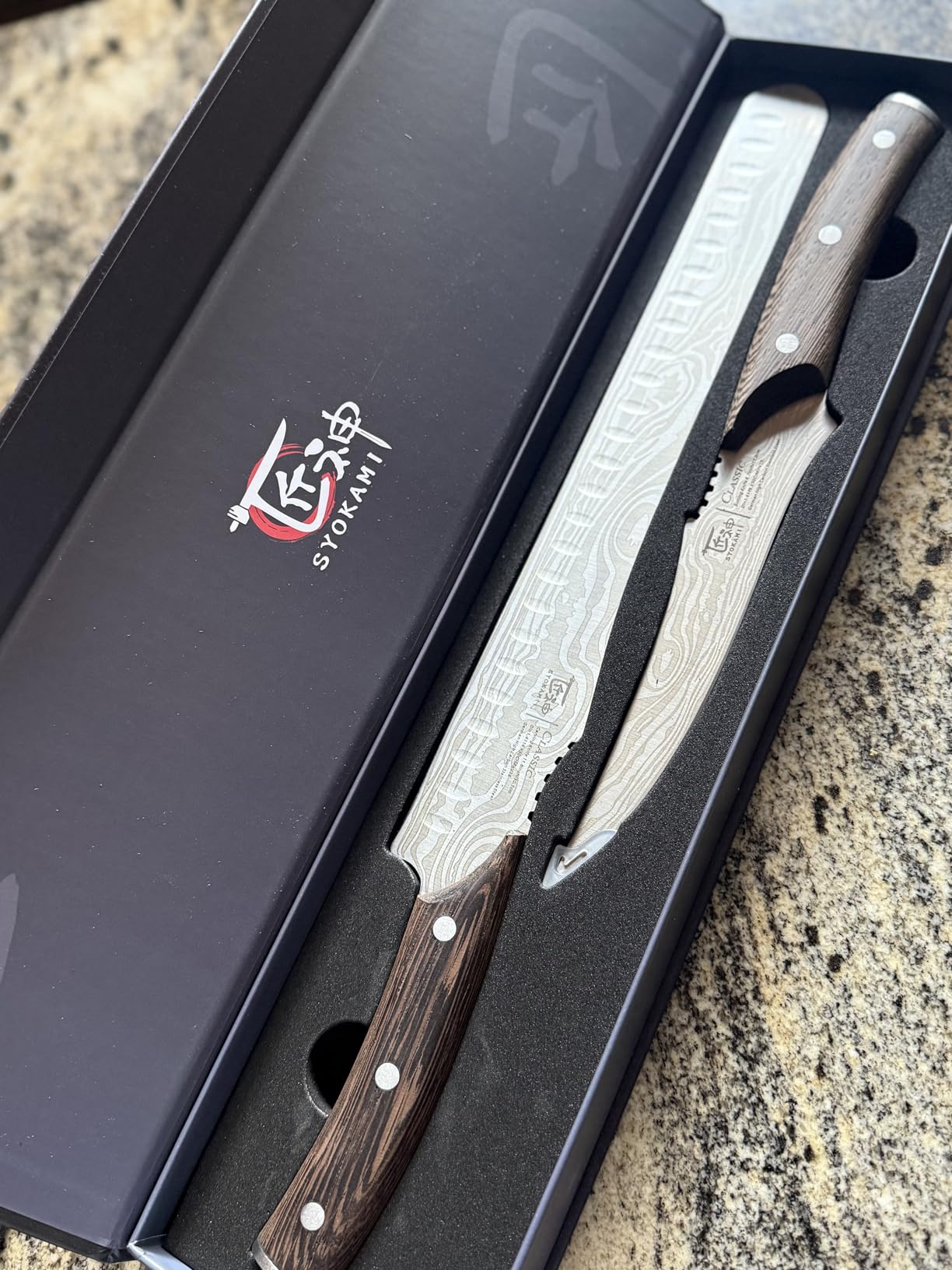 SYOKAMI Brisket Slicing Knife Set, Carving & Boning Knife for Meat & Turkey customer photo 1