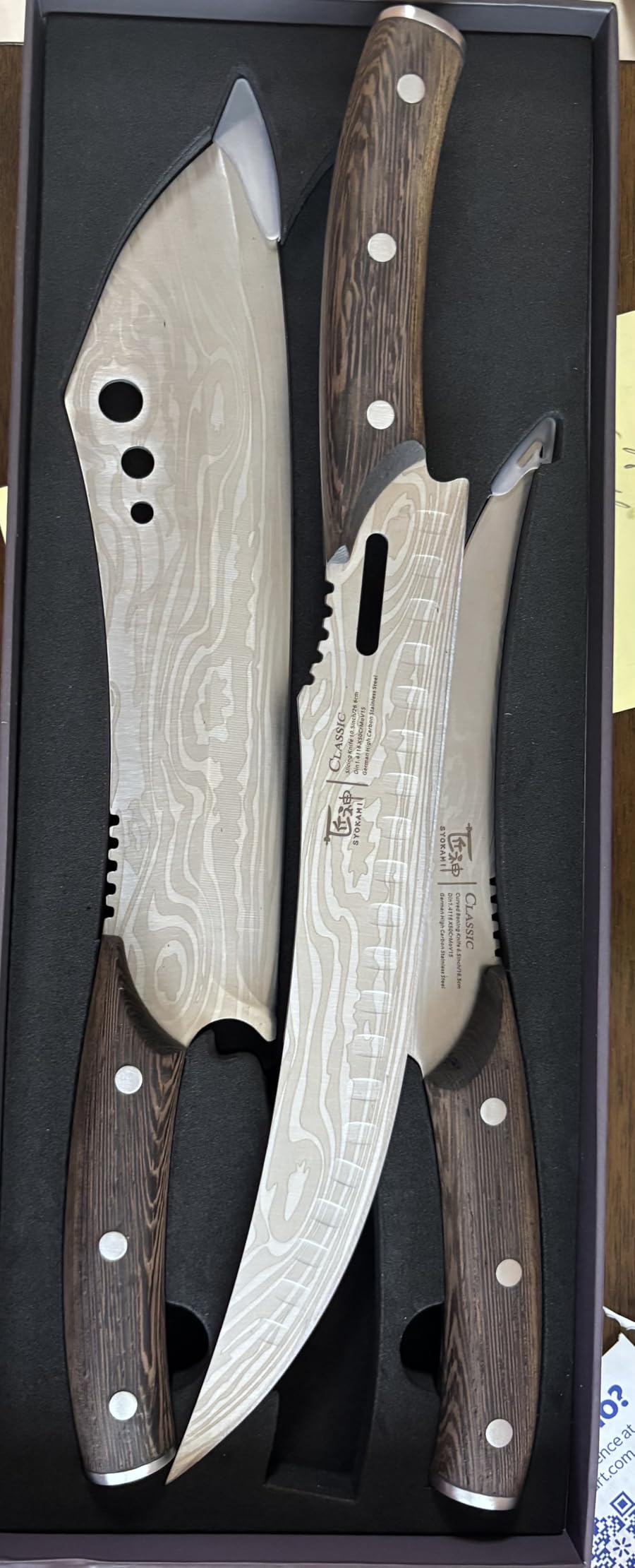 SYOKAMI Brisket Slicing Knife Set, Carving & Boning Knife for Meat & Turkey customer photo 2
