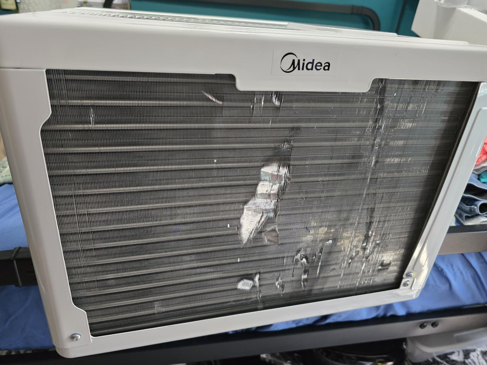 Midea 8,000 BTU U Shaped Smart Inverter Window Air Conditioner - Cools 350 Sq Ft, Ultra Quiet with Open Window Flexibility - Alexa/Google Assistant Compatible - 37% Energy Savings, Remote (Updated) customer photo 2
