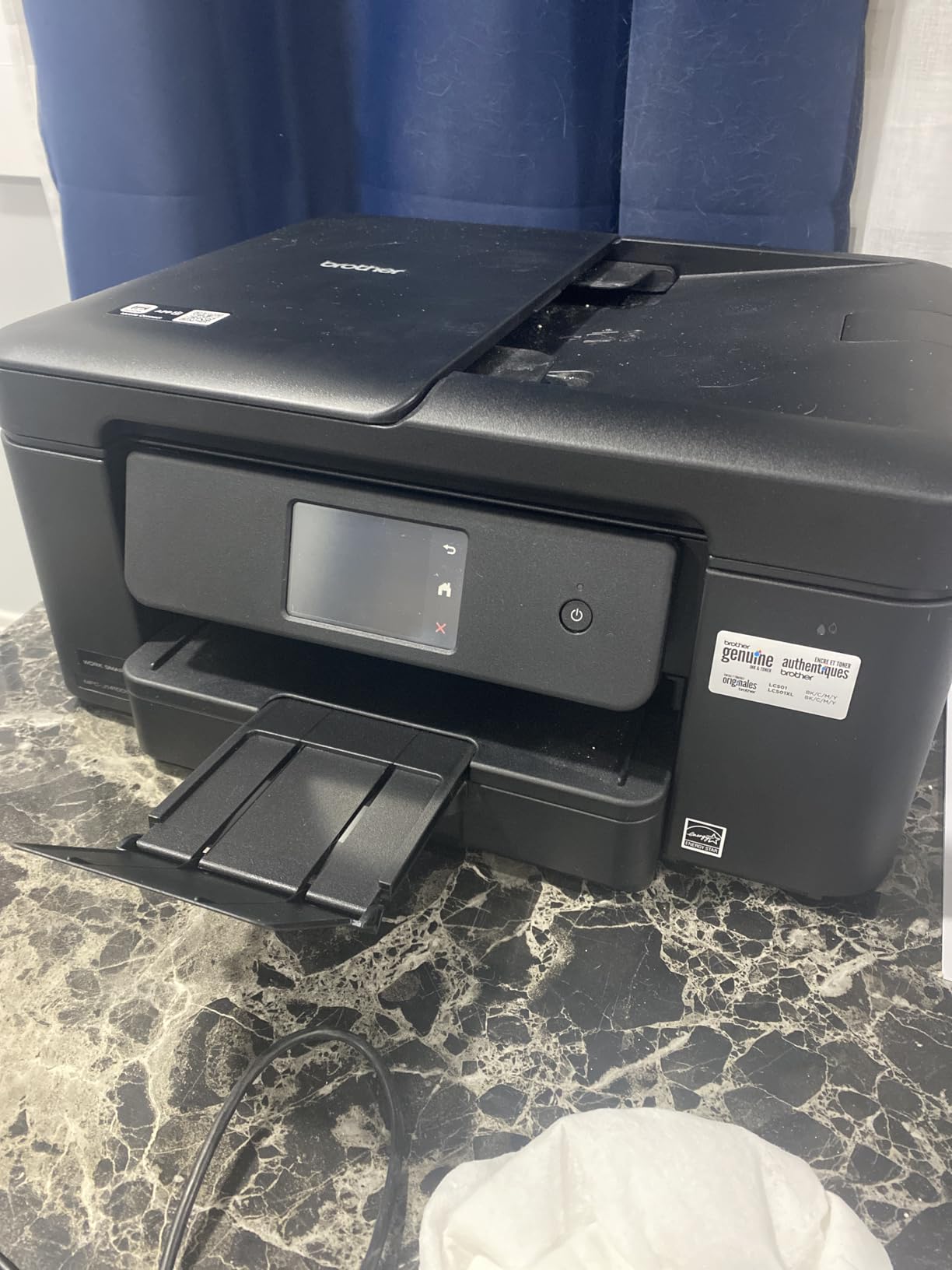 Brother Work Smart 1410 Wireless Color Inkjet All-in-One Printer with 2.7” Touchscreen and Automatic Duplex Printing | Includes Refresh Subscription Trial(1) (MFC-J1410DW) customer photo 2
