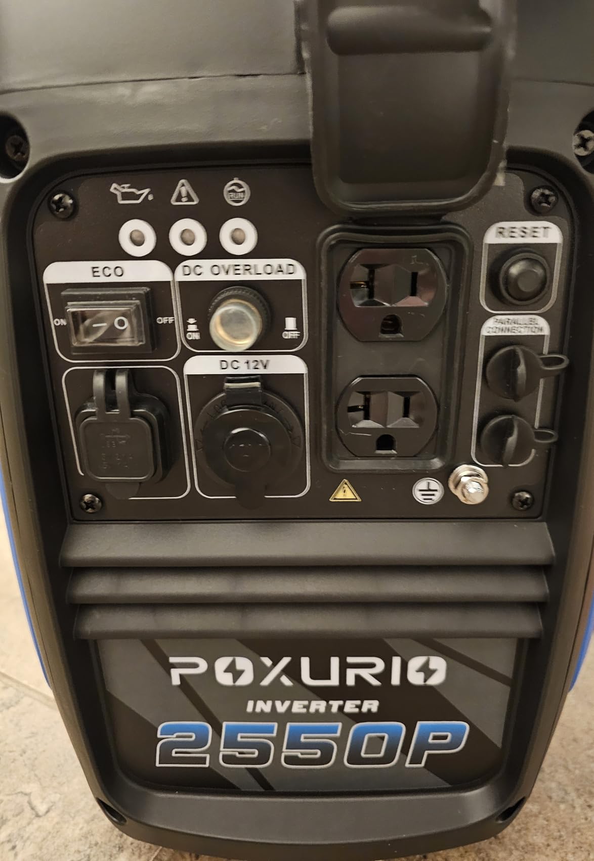 2550-Watt Portable Inverter Generator for Home Use, 1.06Gallon Large Fuel Tank Up to 10 Hours Use, 120V Gas Powered Generator Super Quiet - EPA Compliant-Blue customer photo 1