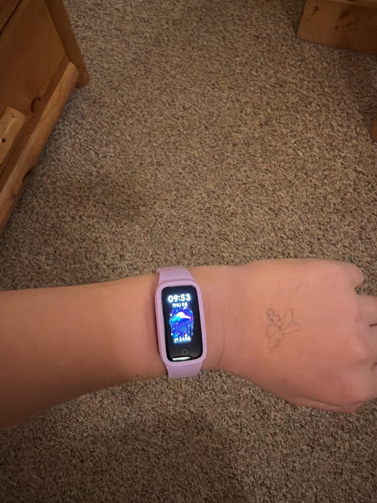 BIGGERFIVE Vigor Kids Fitness Tracker Watch AMOLED Screen, 3ATM Waterproof customer photo 1