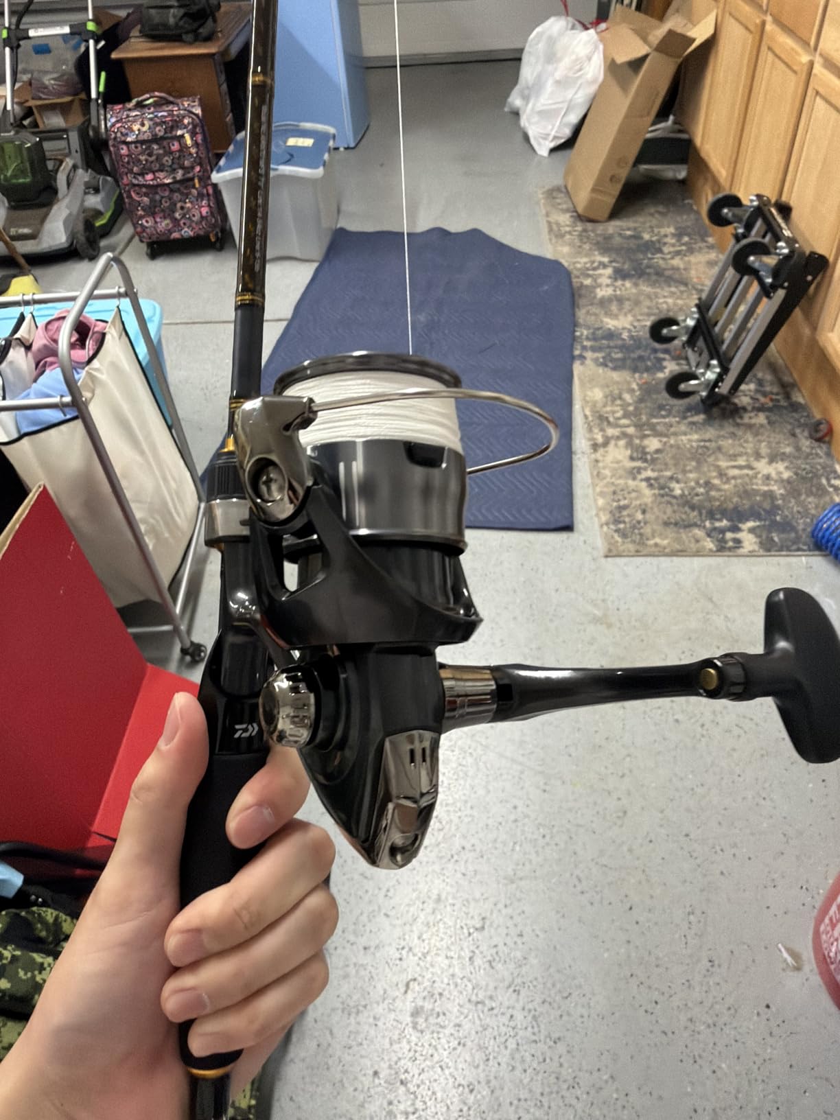 Daiwa Crossfire LT Spinning Reel – Lightweight AIRDRIVE Design, Tough Digigear, LC-ABS Spool, ATD Type-L Drag System customer photo 1