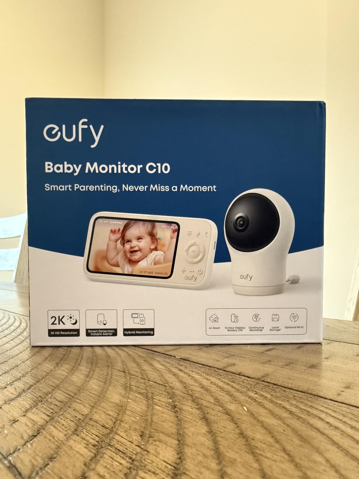 eufy Baby Monitor C10, 2K Camera, 4.5