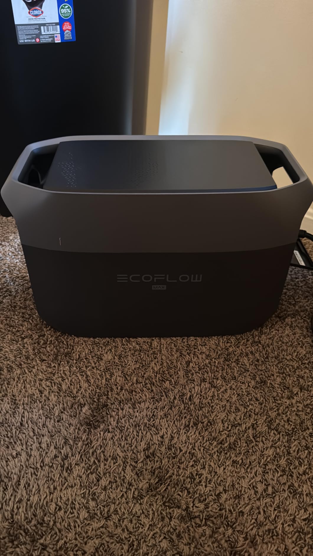 EF ECOFLOW DELTA 3 Max Portable Power Station, 2048Wh LFP Battery, 2400W | 3400W X-Boost Output, Ultra-Fast 0-80% Charging in 1.13 Hr, Home Backup & RV Camping, Solar Generator (Solar Panel Optional) customer photo 1