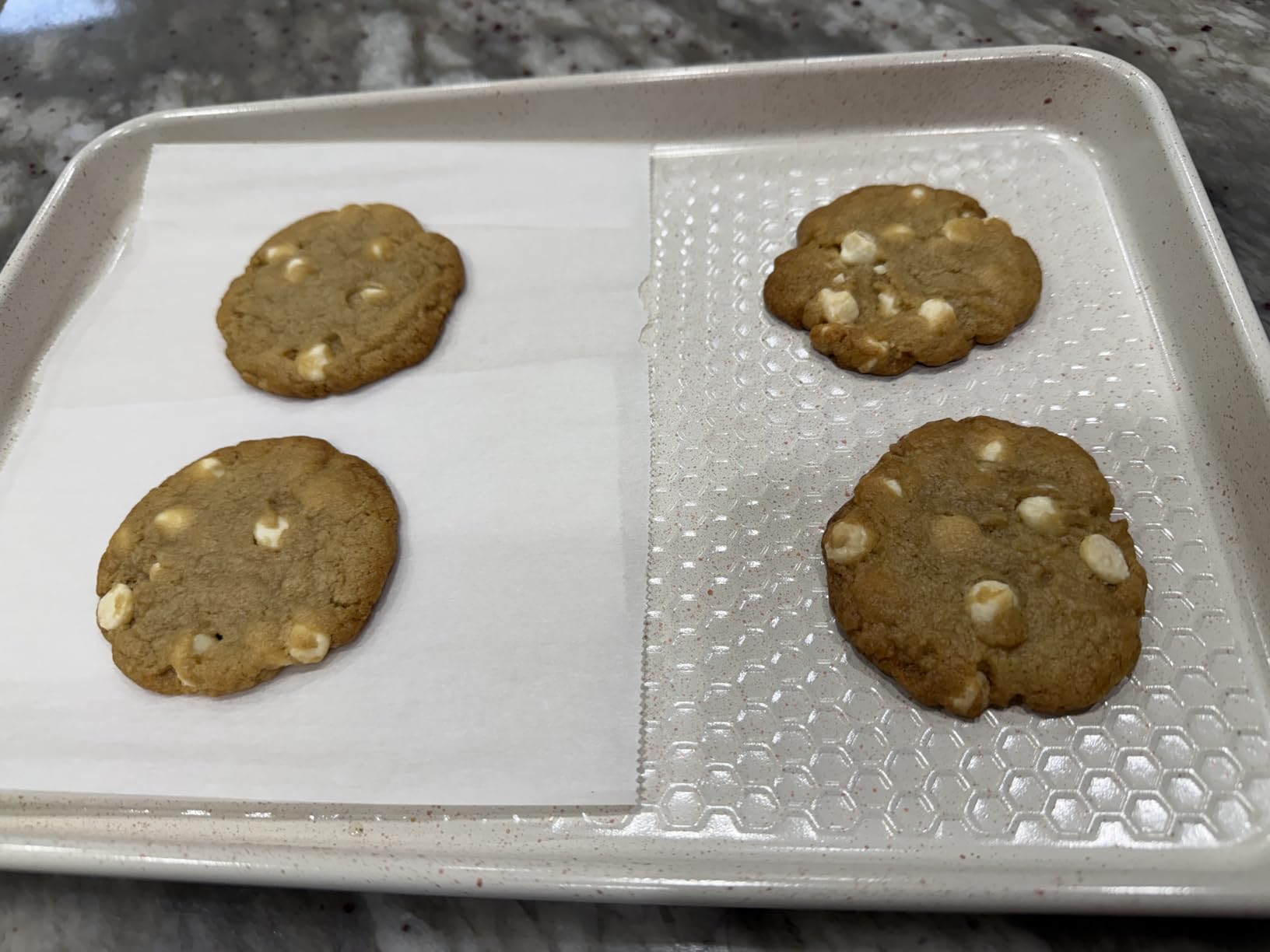 Baking Sheet Pan Set of 3, Nonstick Carbon Steel Cookie Sheets with Texture customer photo 1