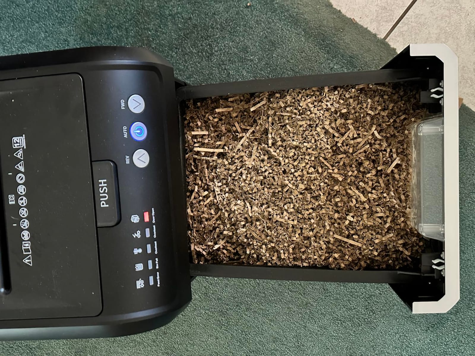 Bonsaii 200-Sheet Auto Feed Micro Cut Heavy Duty Paper Shredder for Office customer photo 2