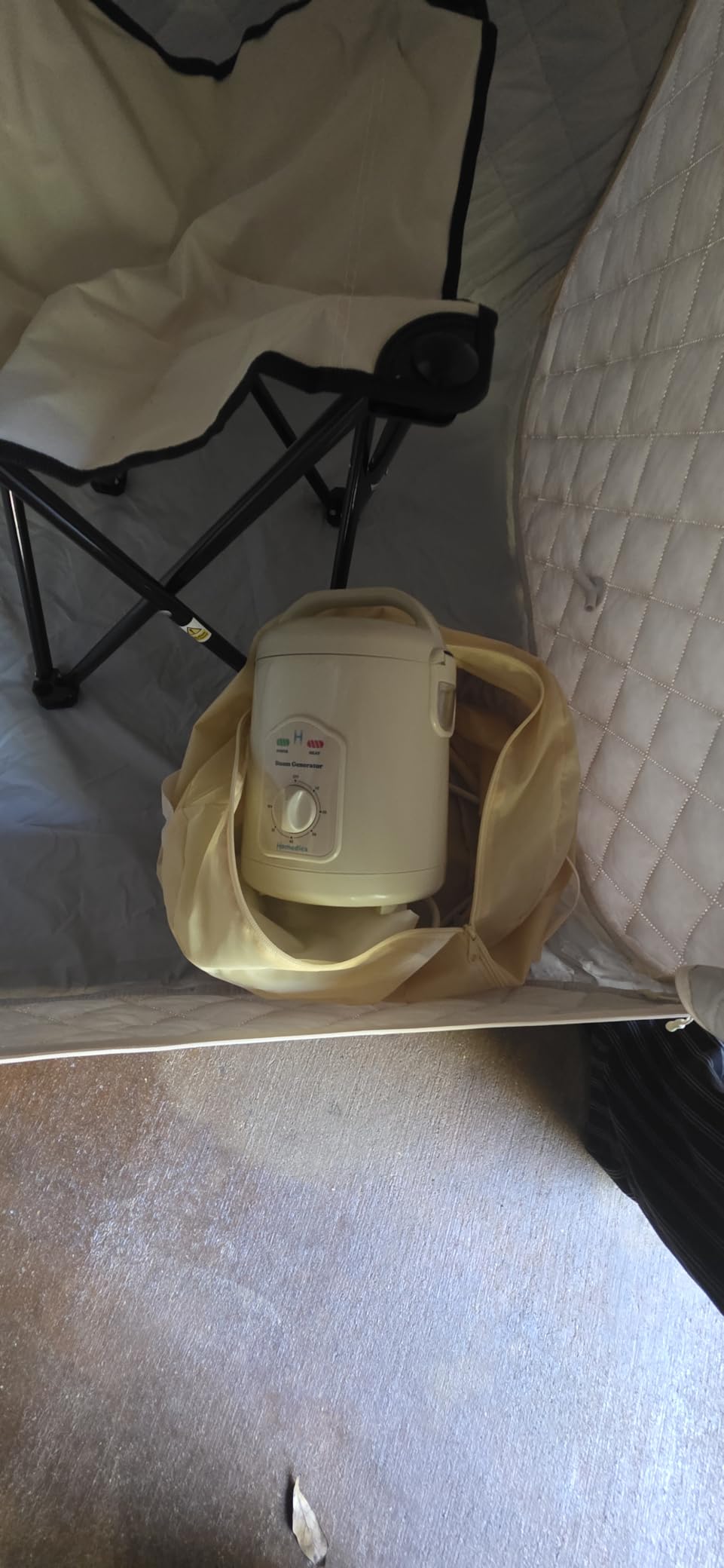 Homedics Portable Sauna - Collapsible Personal Steam Sauna customer photo 2