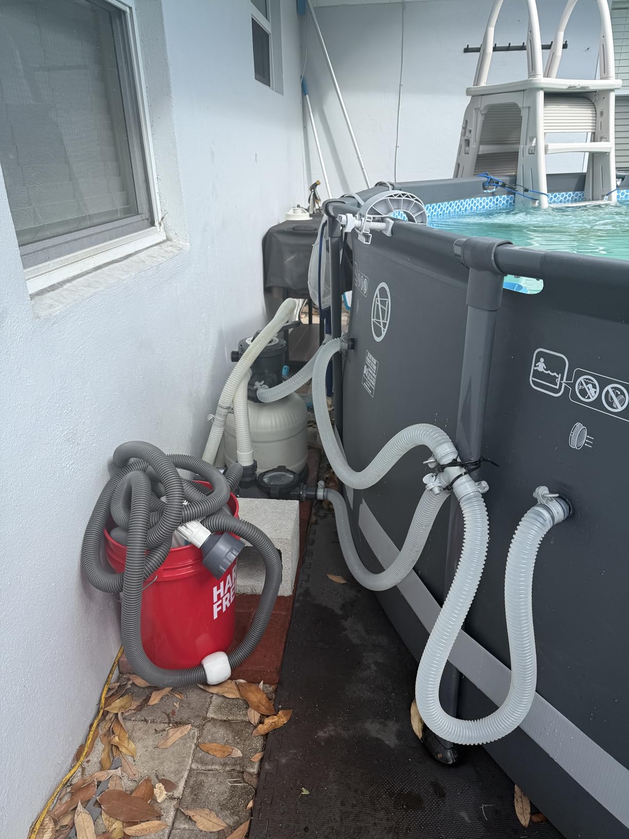 AQUASTRONG Sand Filter Pump for Above Ground Pool with Timer, 1/2 HP Pool Pumps Above Ground 2500 GPH for Pools up to 9000GAL, 12in Pool Sand Filter with 6-Way Valve, Improved Circulation & Filtration customer photo 1