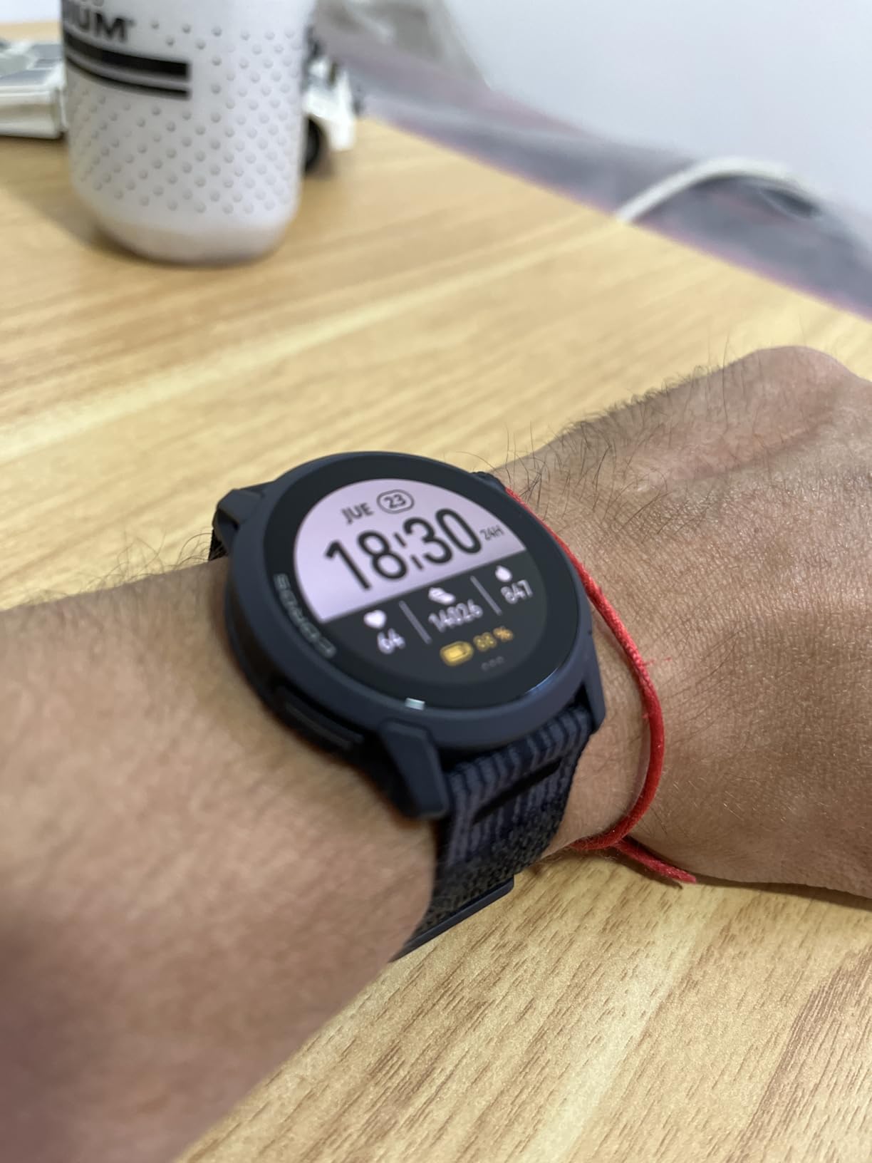 COROS PACE 4 Ultralight Sport GPS Watch for Run -Black Nylon, Standard customer photo 2