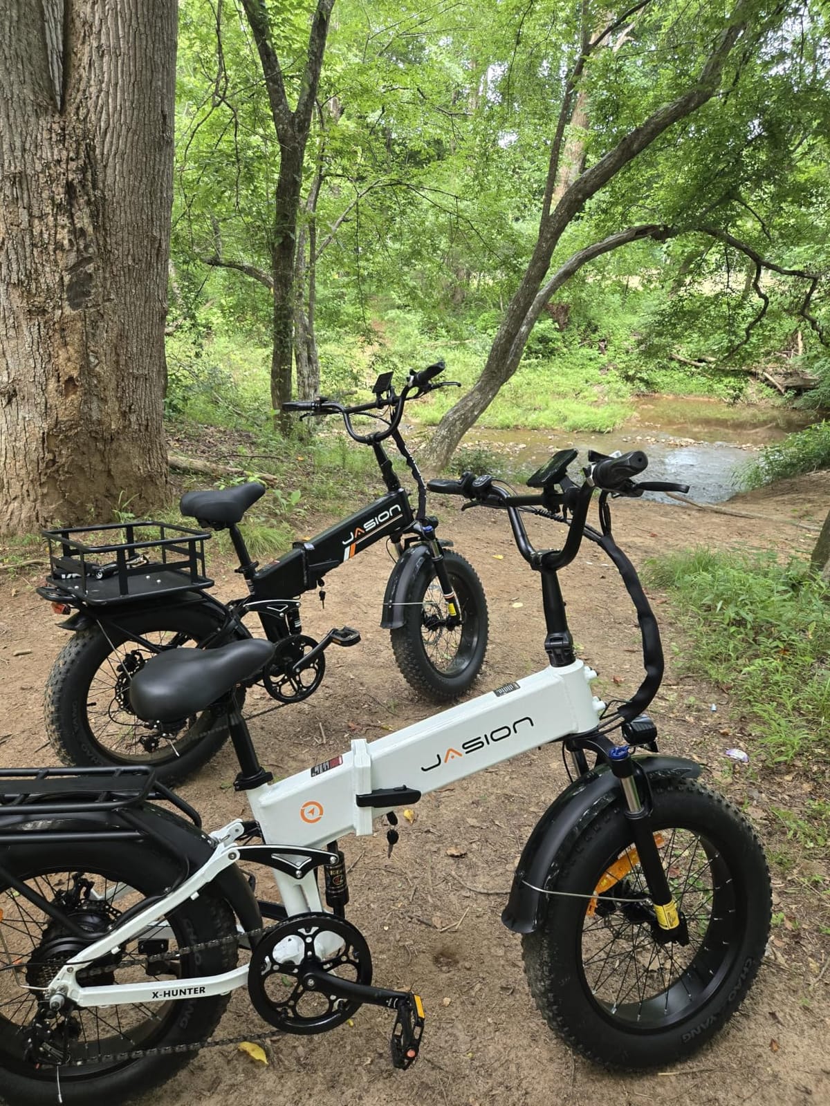 Jasion X-Hunter/ST/PRO Electric Bike for Adults,1800W/1400W Peak 20''Fat Tire Foldable Ebike,Folding E Bike Up to 80/70 Miles Range,720/624WH Removable Battery,30 MPH E Bike,Certified by UL2849 customer photo 1