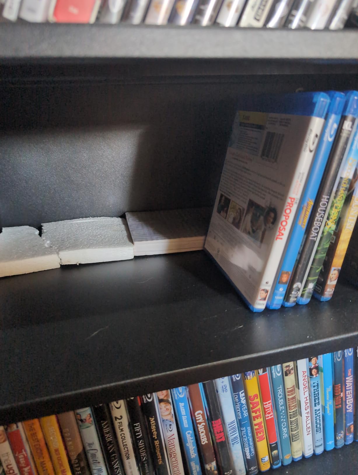 Metal DVD Storage Cabinet, 7 Tier Tall Media Shelf with Adjustable Shelves customer photo 2