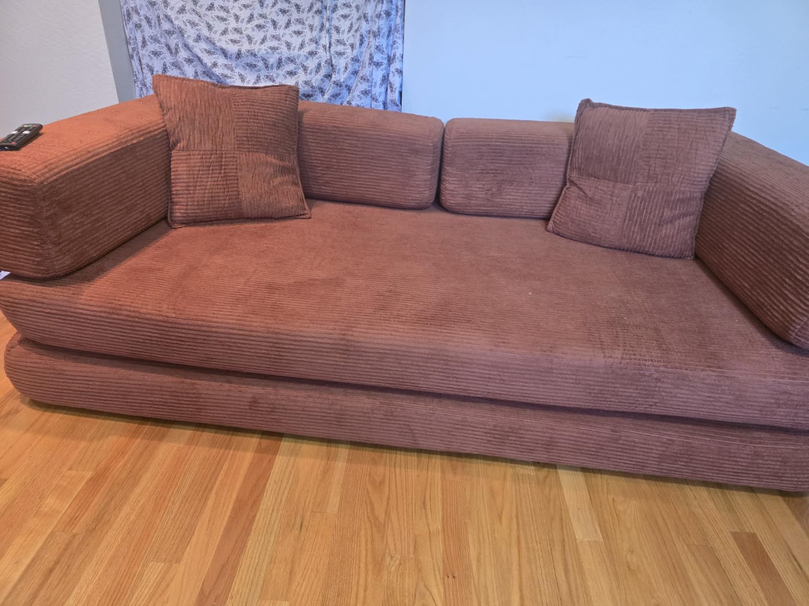 MoonSpeak 78.8'' Futon Sofa Bed, Boneless Couches for Living Room customer photo 2