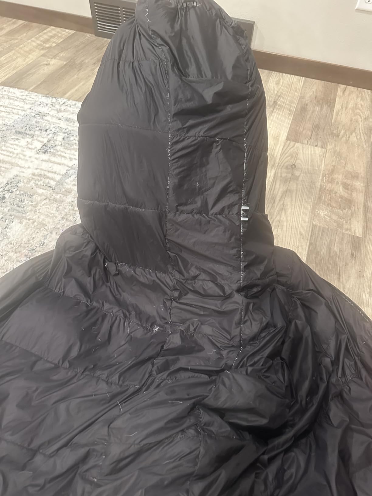 0 Degree Down Sleeping Bag for Adults,Cold Weather Backpacking customer photo 2