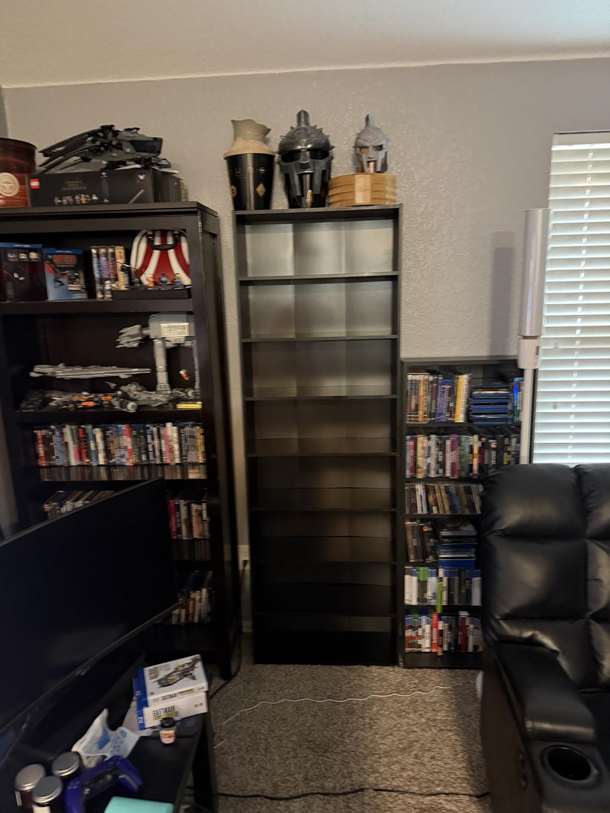 8 Tier DVD Storage Shelf, DVD Shelf holds up to 280+ DVD, Brown customer photo 1