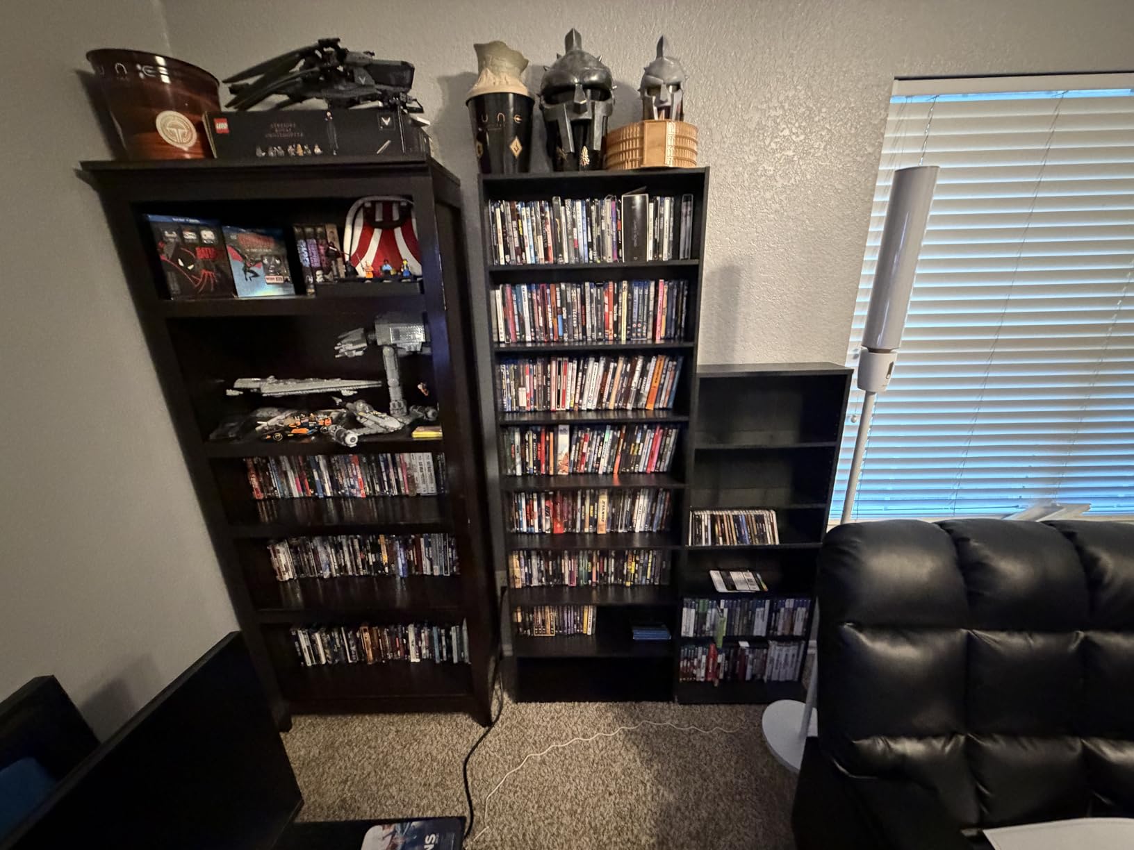 8 Tier DVD Storage Shelf, DVD Shelf holds up to 280+ DVD, Brown customer photo 2