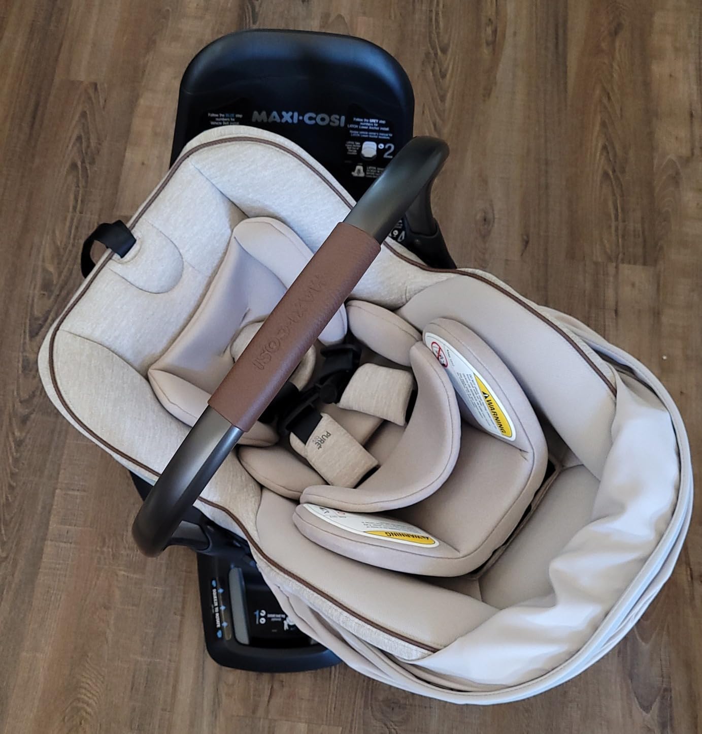 Maxi-Cosi Peri 180 Rotating Infant Car Seat, Onyx Sand customer photo 1