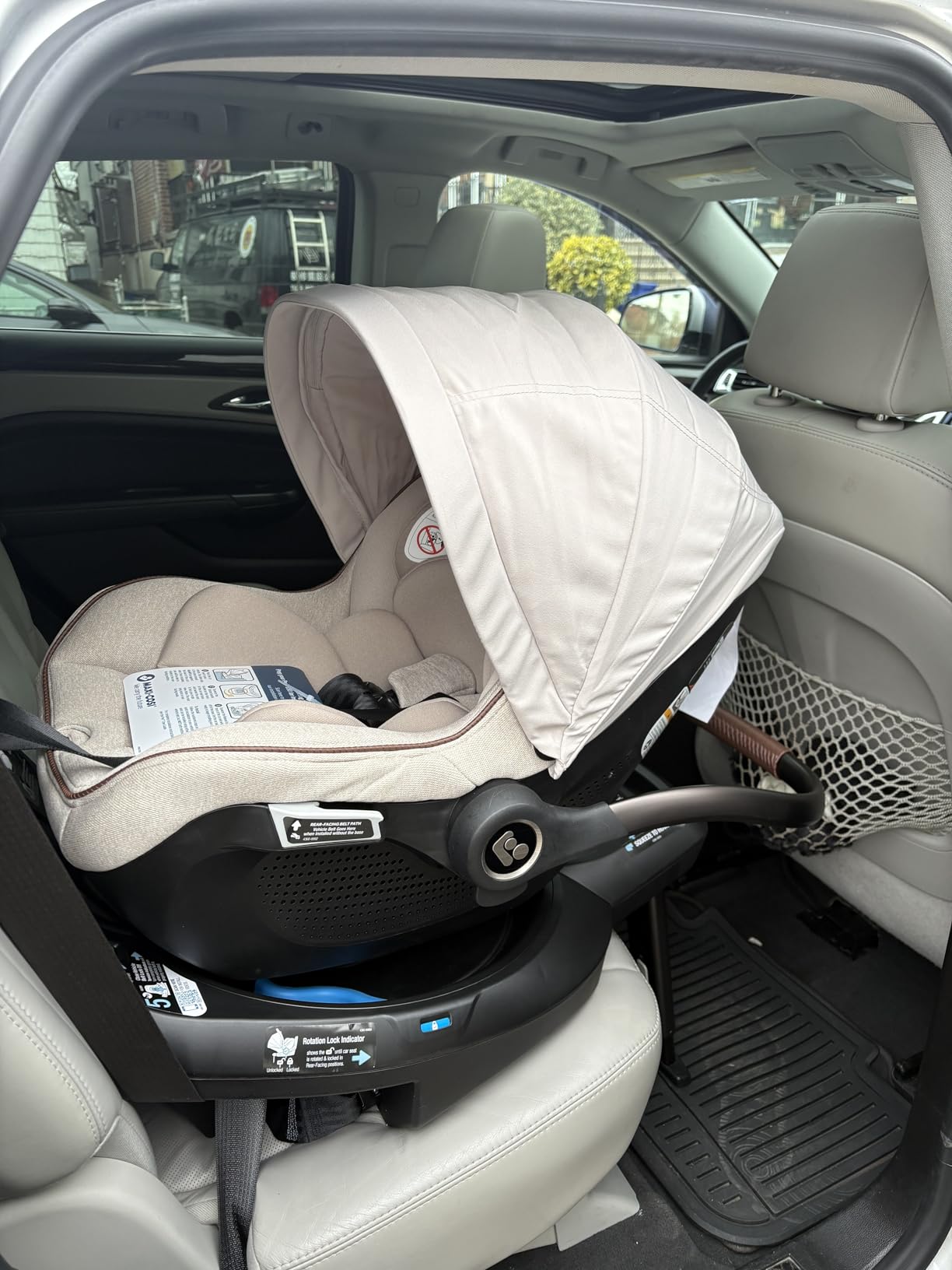 Maxi-Cosi Peri 180 Rotating Infant Car Seat, Onyx Sand customer photo 2