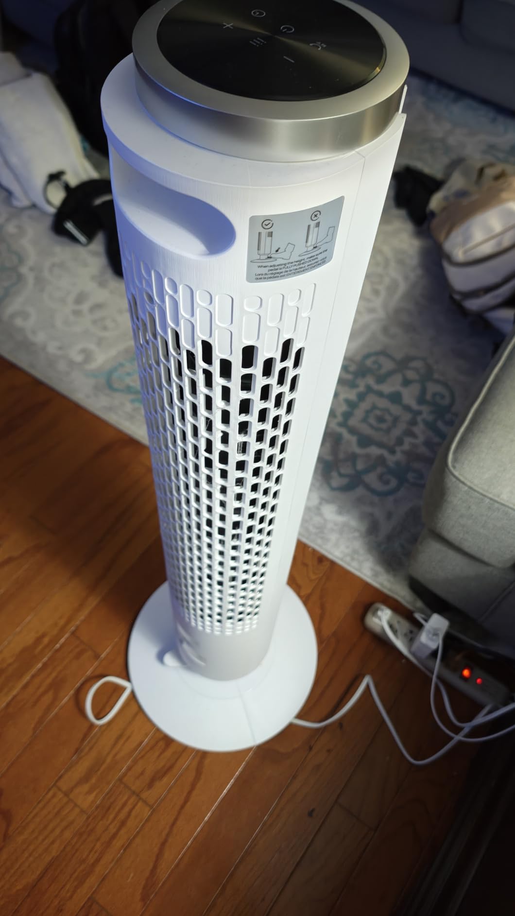 DREO Smart Tower Fan for Bedroom, 40”-45” Adjustable Height, 9 Speeds customer photo 2