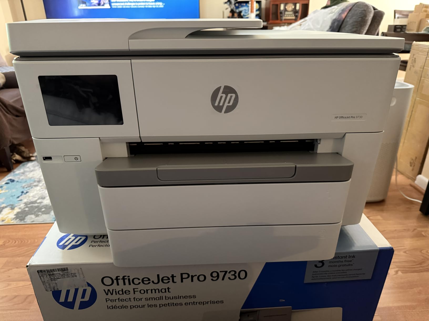 HP OfficeJet Pro 9730 Wide-Format Wireless All-in-One Color Inkjet Printer, Print, scan, Copy, fax, up to 11x17 ADF, Duplex Print/scan, Best-for-Office, 3 Month Trial of Instant Ink Included(C2WH0A) customer photo 1