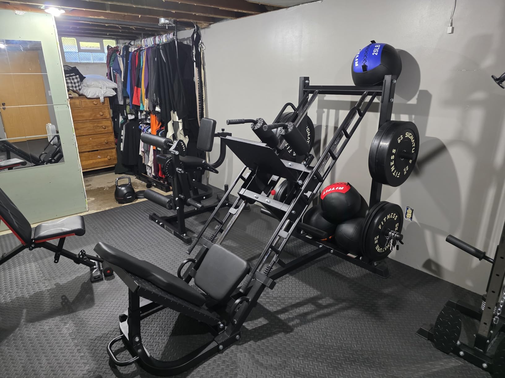 Dripex Leg Press Hack Squat Machine Combo for Home Gym, Upgraded Leg Press customer photo 1