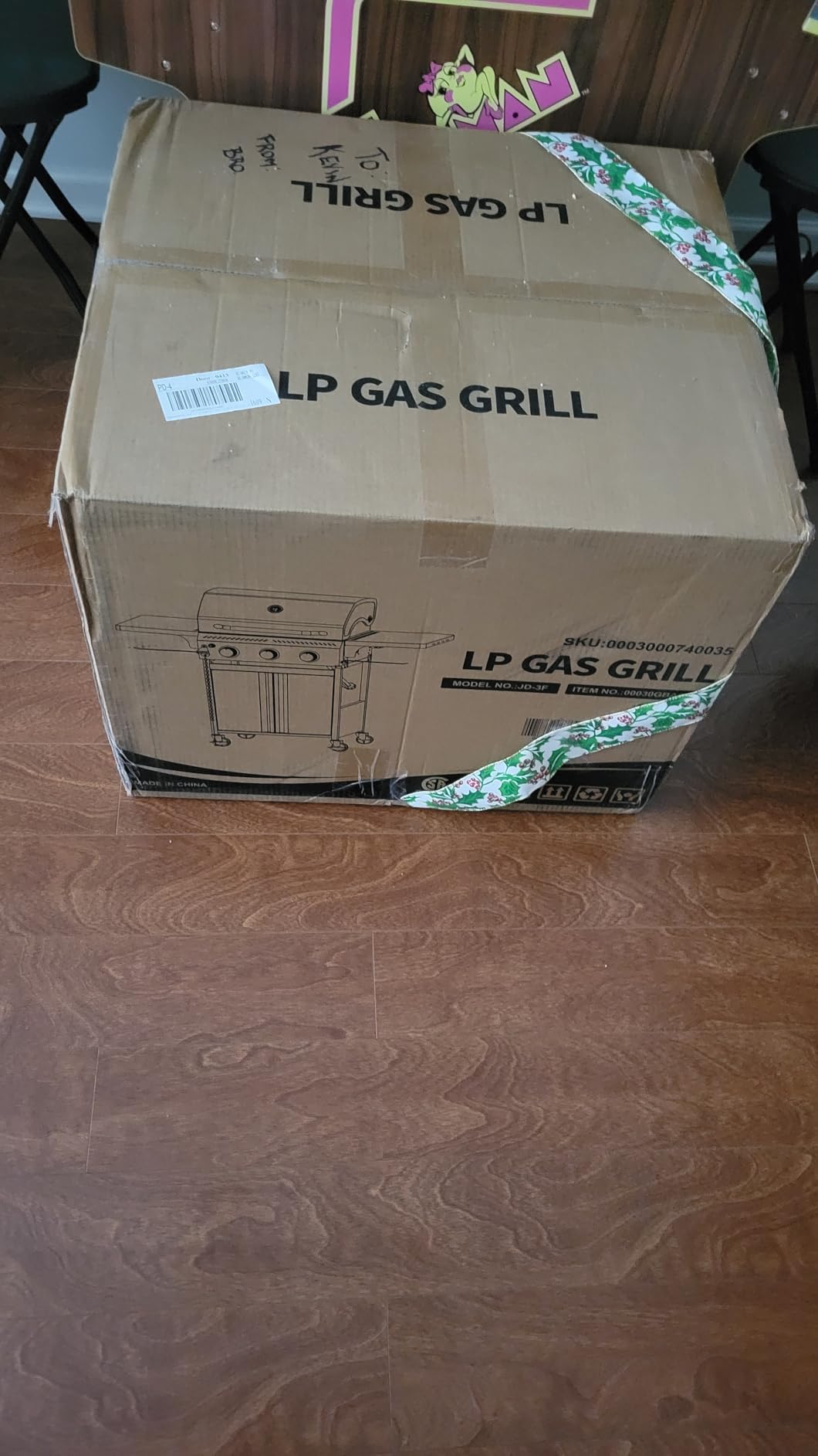 3-Burner Propane Gas Grill with Side Burner, 34,000 BTU Stainless Steel BBQ Grill – Heavy-Duty Porcelain-Enameled Grates for Patio and Outdoor Cooking customer photo 2