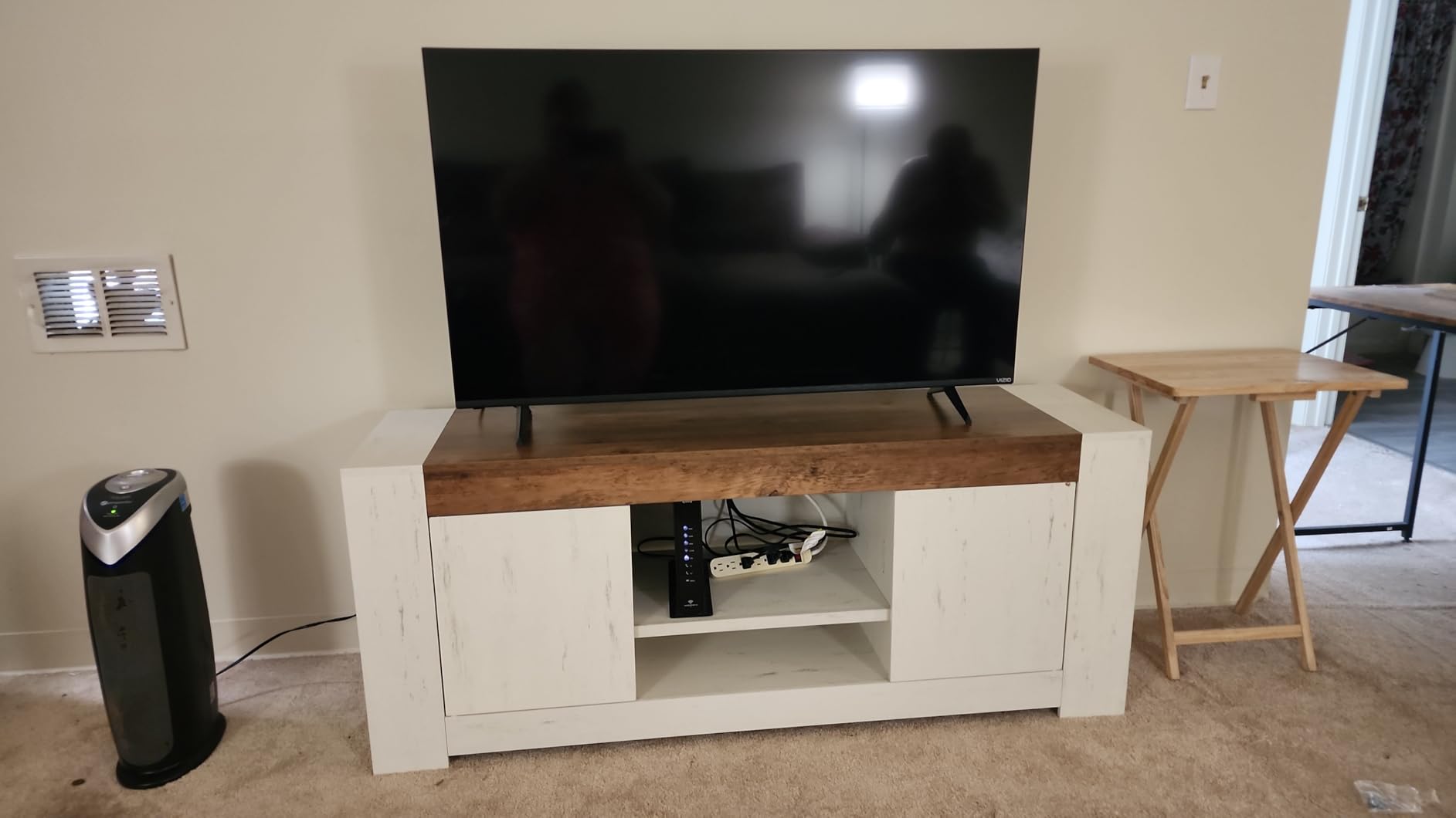 VASAGLE TV Stand with Storage, Farmhouse Entertainment Center for 65'' TV customer photo 1