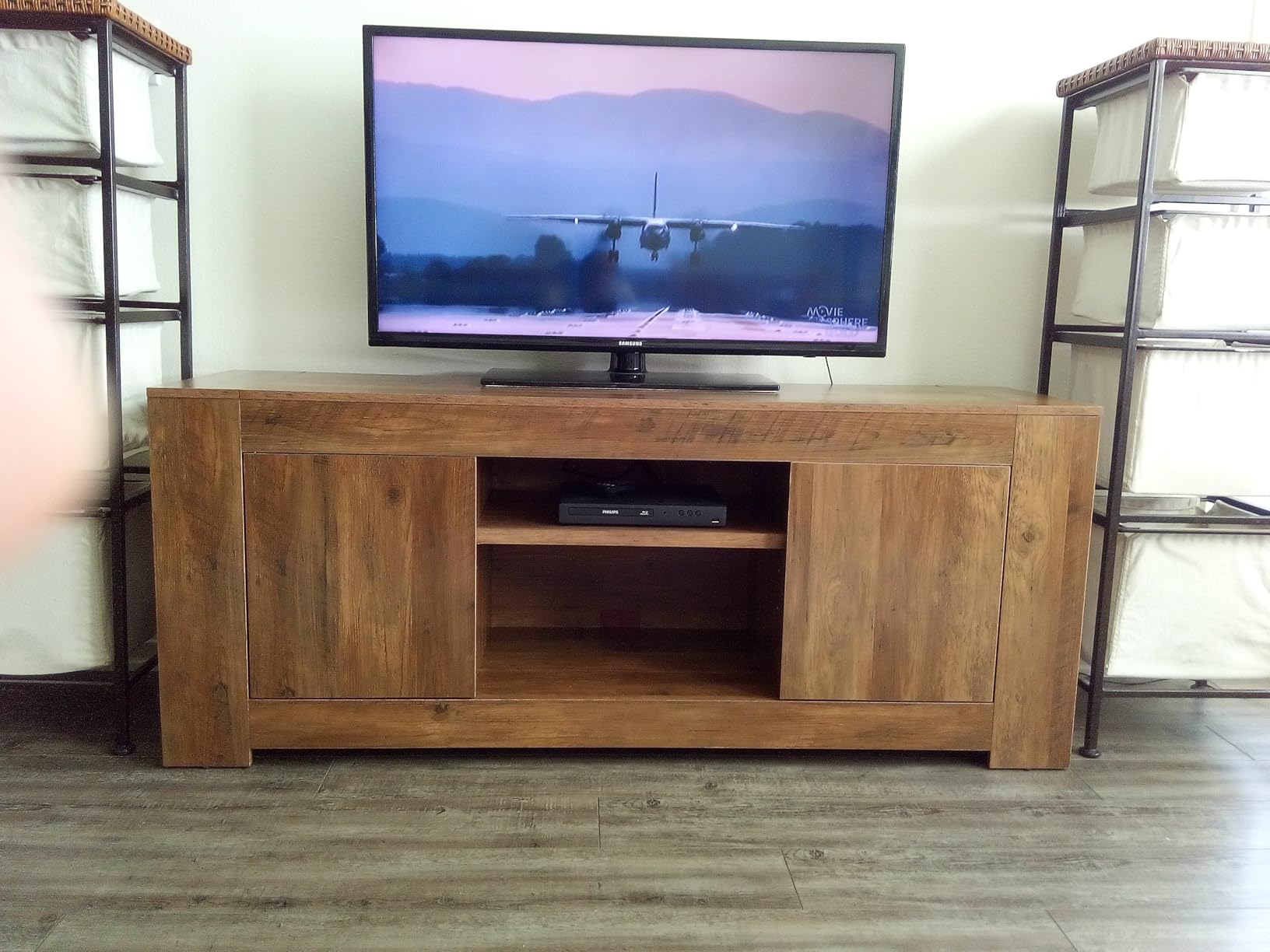 VASAGLE TV Stand with Storage, Farmhouse Entertainment Center for 65'' TV customer photo 2