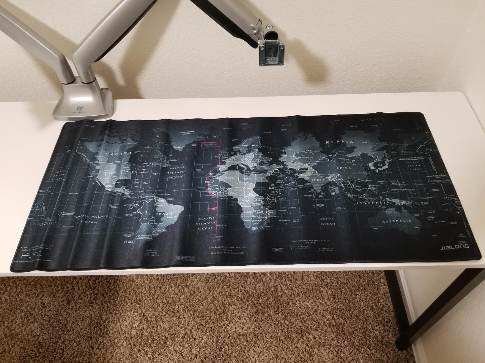 JIALONG Extended Gaming Mouse Pad Keyboard Desk Mat for Gaming & Office customer photo 1