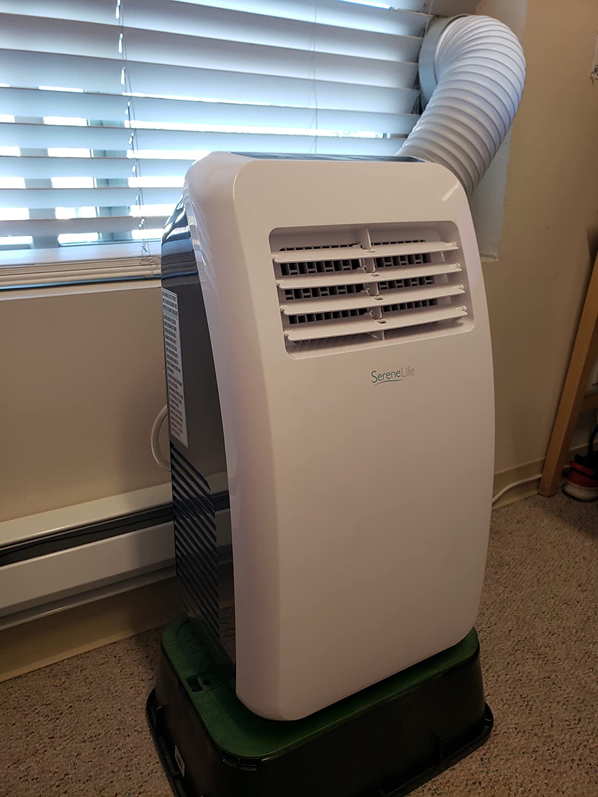 SereneLife Portable Air Conditioner 8000 BTU With WIFI | 3-in-1 Cooling, Fan and Dehumidifier | 24-H Timer up to 350 sq ft Coverage | AC Unit for Bedroom, Home & Office | Window Kit & Remote customer photo 1
