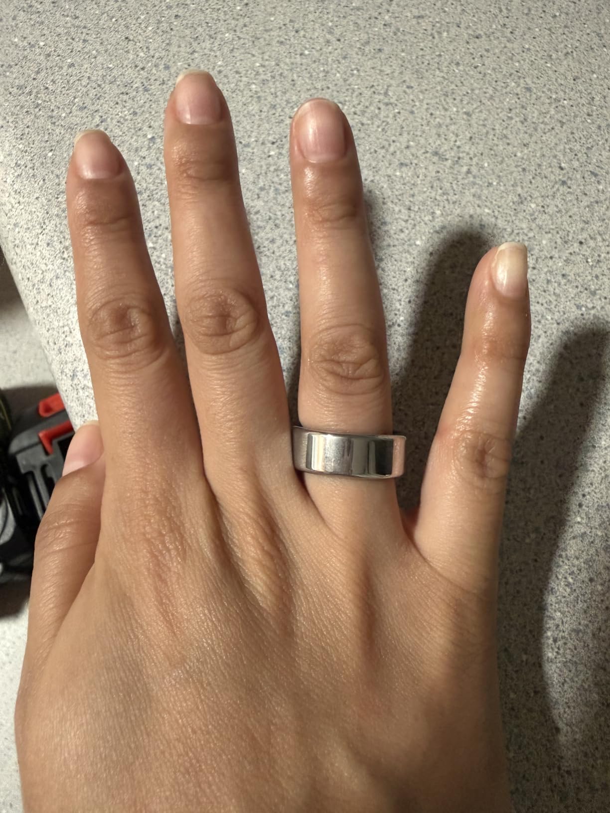 New Smart Ring Health Tracker for Women & Men, Sleep Exercise Health Monitoring, Daily Tracking, iOS/Android Compatible, IP68 Waterproof, No Subscription Required, 5‑Day Battery Life (Silver, 7) customer photo 2