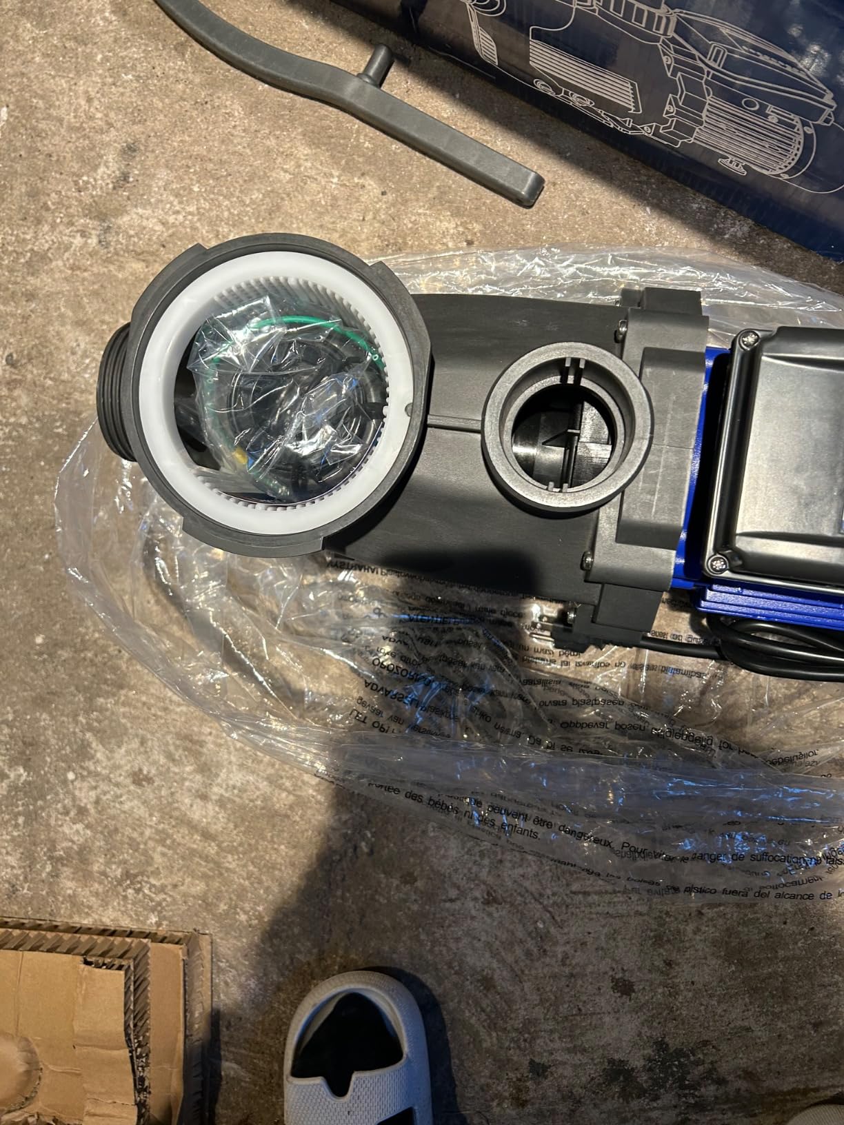 Aquastrong 2HP In/Above Ground Pool Pump, Dual Speed with Timer, 115V, 5186GPH, High Flow Self Primming Swimming Pool Pump,Black customer photo 2