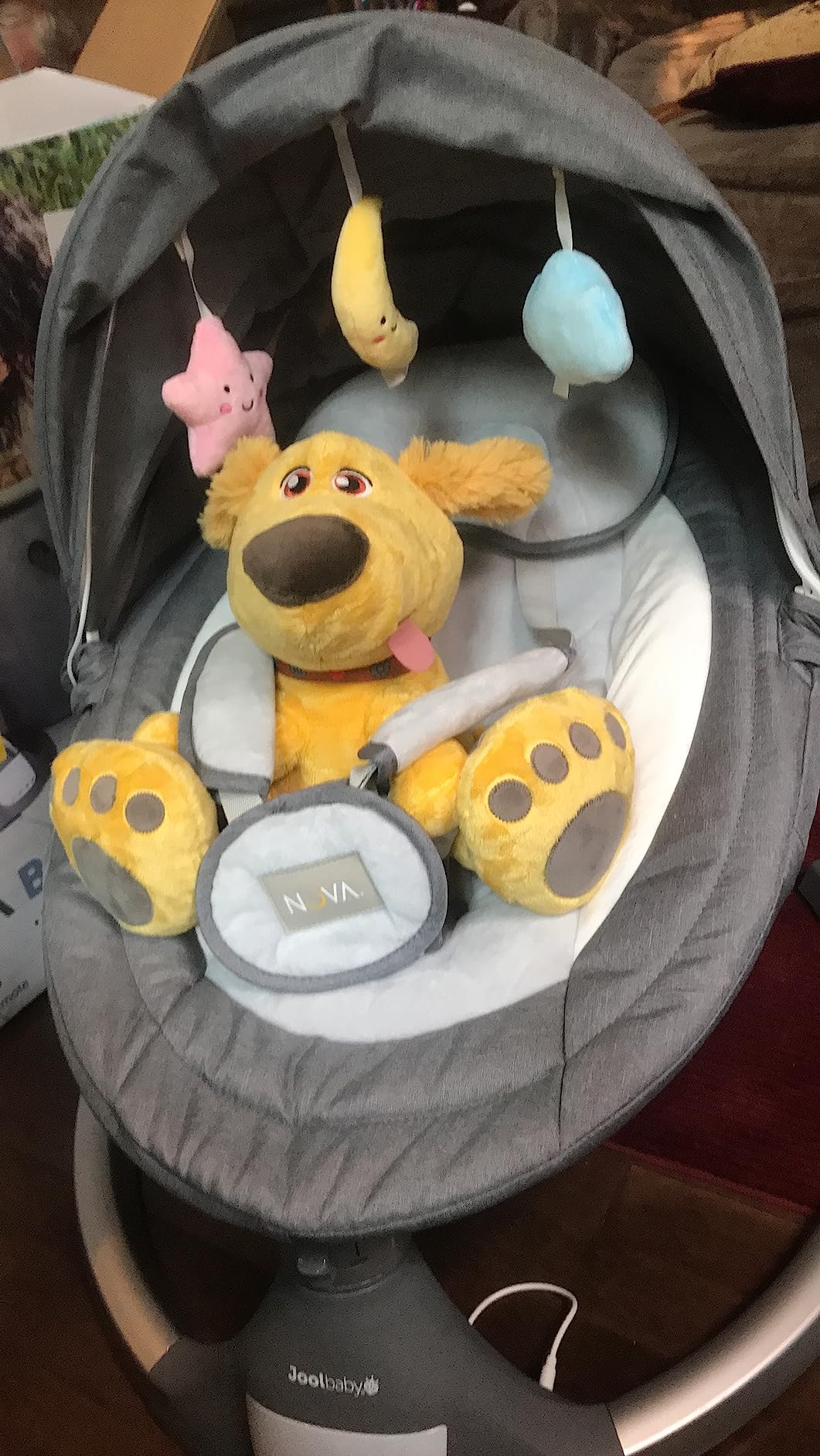 Jool Baby Nova Baby Swing for Infants – Bluetooth Music, Remote (Oatmeal) customer photo 2