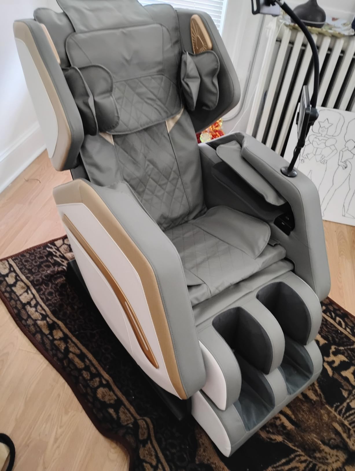 Massage Chair Full Body 14 Fixed Roller Zero Gravity 5 Auto Modes customer photo 1
