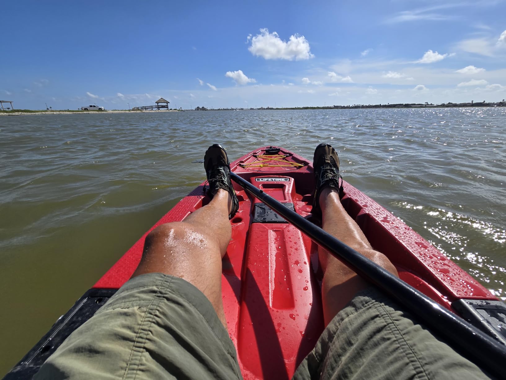 Lifetime Lockport 94 Modular Sit-on-Top Kayak with Paddle, Two-Piece Design with SlideLock System, Rod Holders, Adjustable Seat customer photo 1