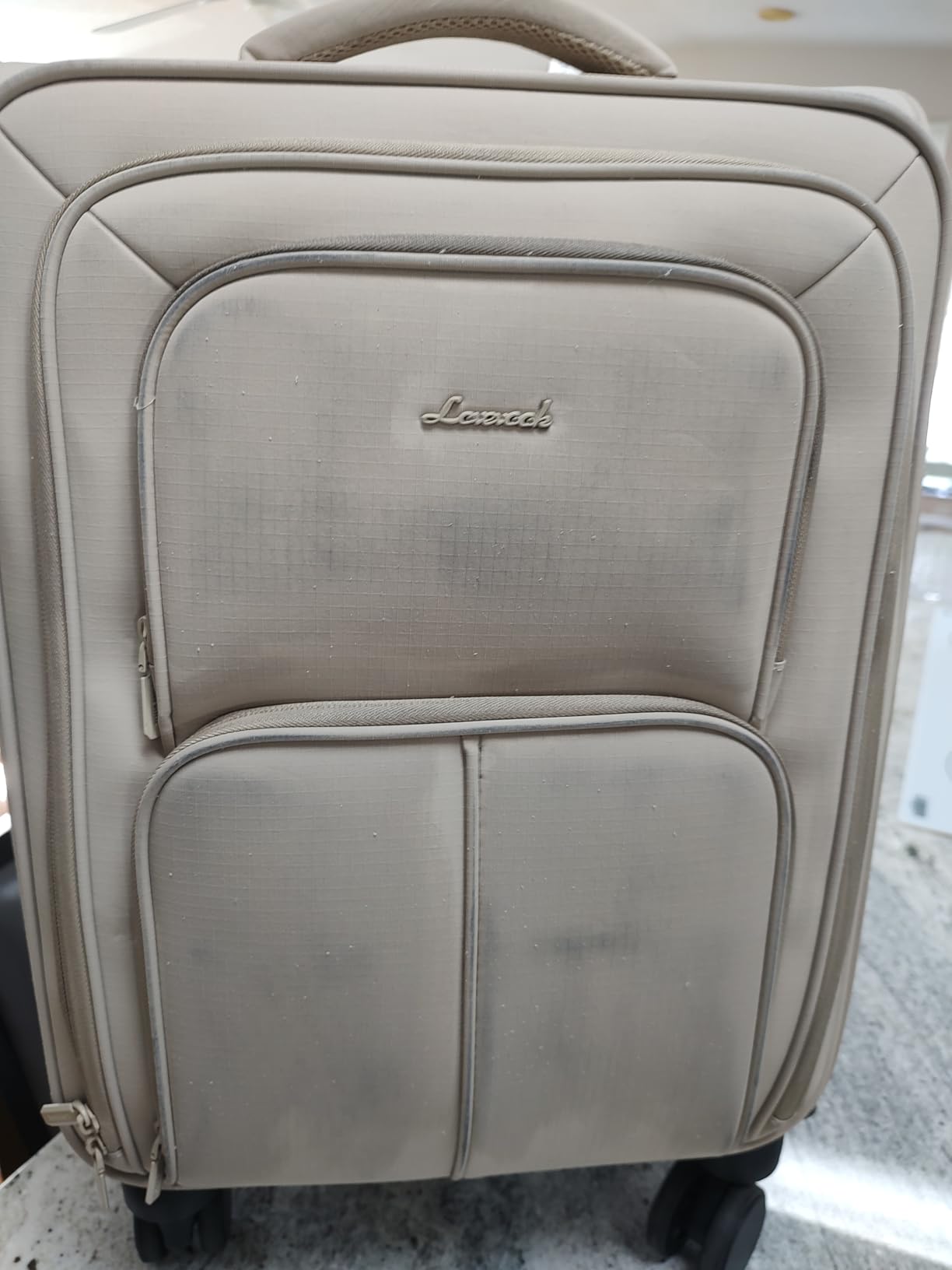 LOVEVOOK Underseat Carry On Luggage Airline Approved, 16 Inch Softside Suitcases with Spinner Wheels, Lightweight Carry-on Suitcase with TSA Lock for Women Men, Luggage for Travel Business Trip customer photo 1