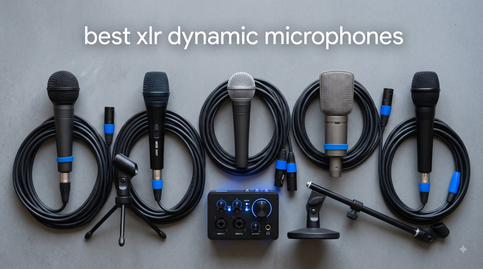 best xlr dynamic microphones