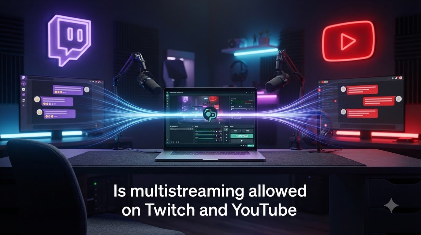 Is multistreaming allowed on Twitch and YouTube